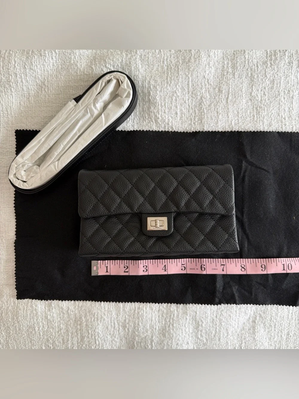 CHANEL Black Quilted Waist Belt Bag